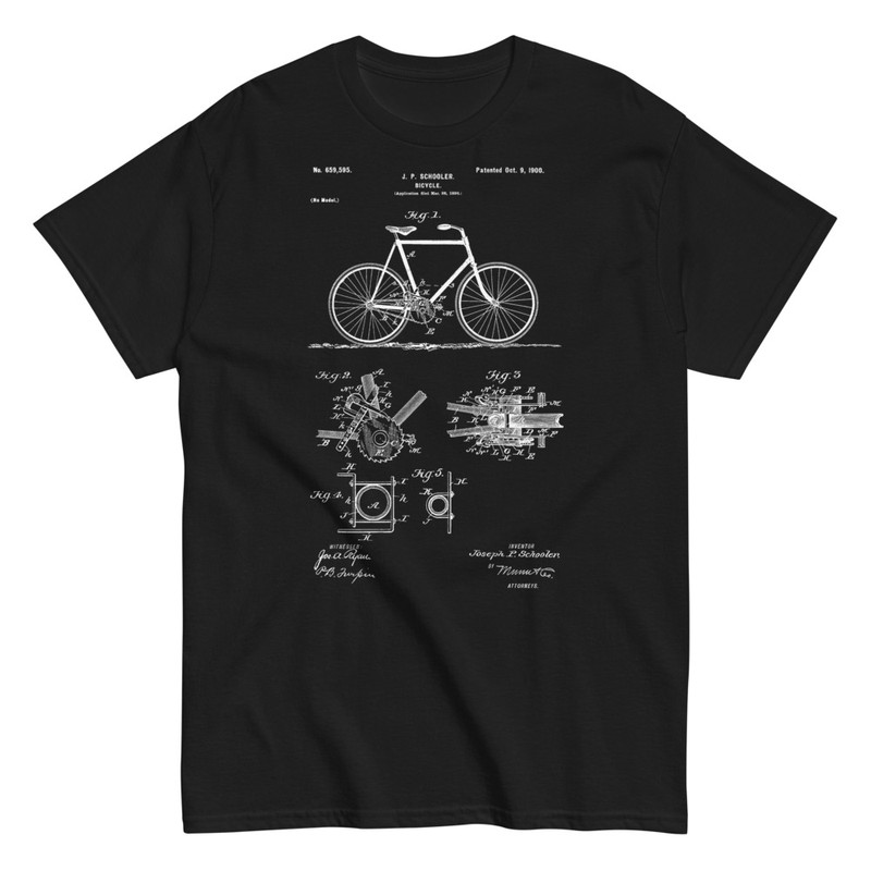 Camisetas: Patente de Bicicleta