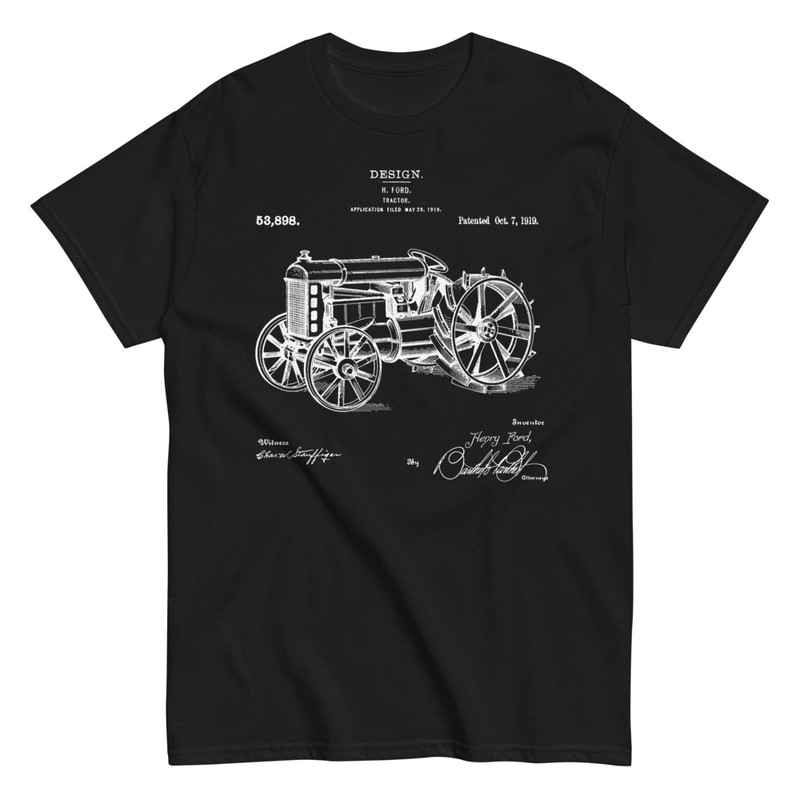 Camisetas: Patente de Tractor Ford