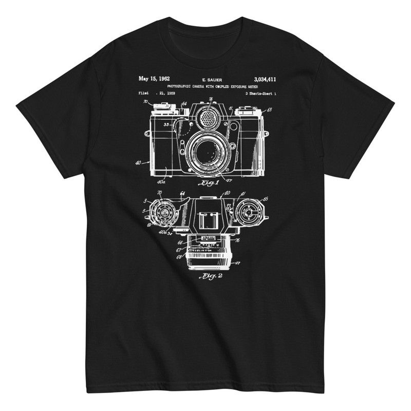 Camisetas: Patente de Cámara Fotográfica