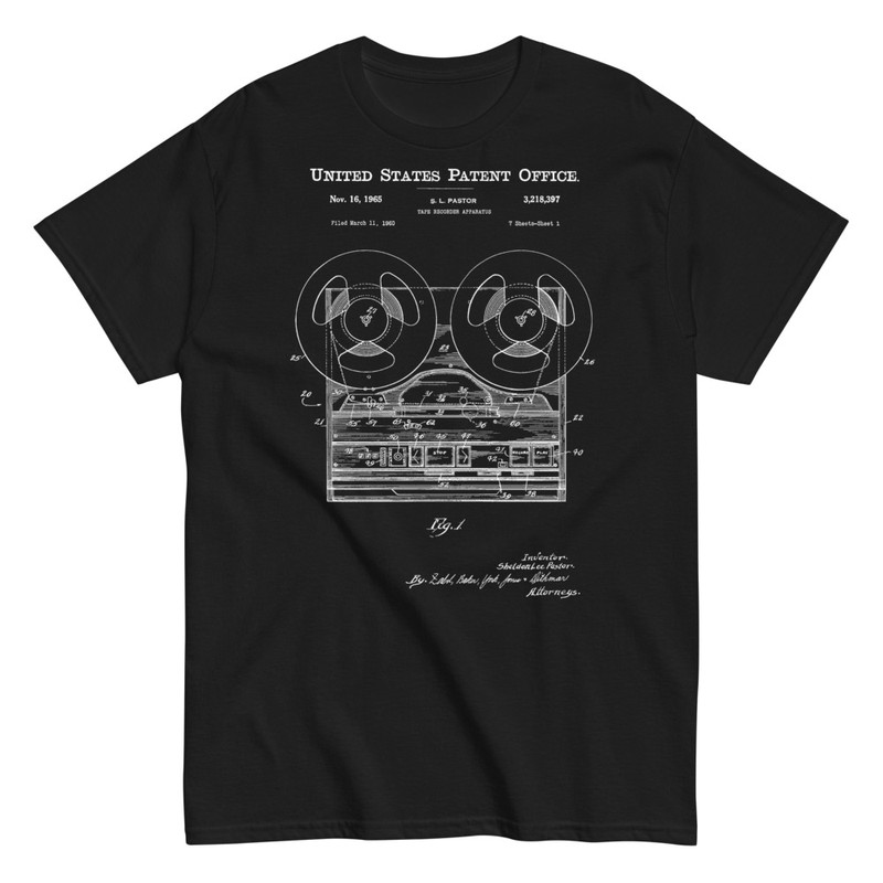 Camisetas: Patente de Magnetófono de Cinta