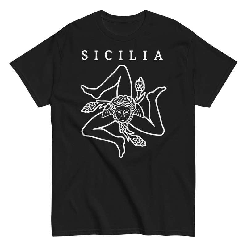 Camisetas: Símbolo Siciliano Trinacria Sicilia