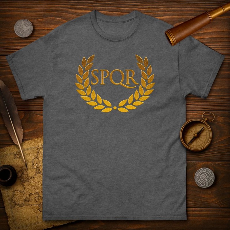 Camisetas: SPQR Corona de Laurel