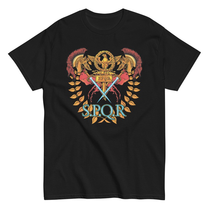 Camisetas: Cascos y SPQR Romanos