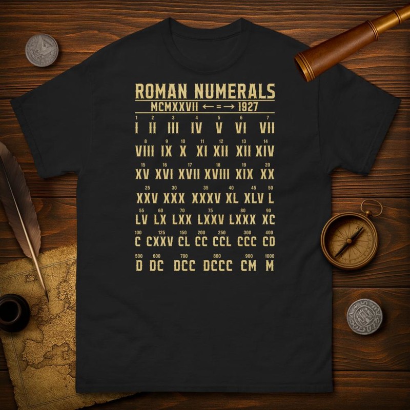 Camisetas: Números Romanos Cultura Antigua