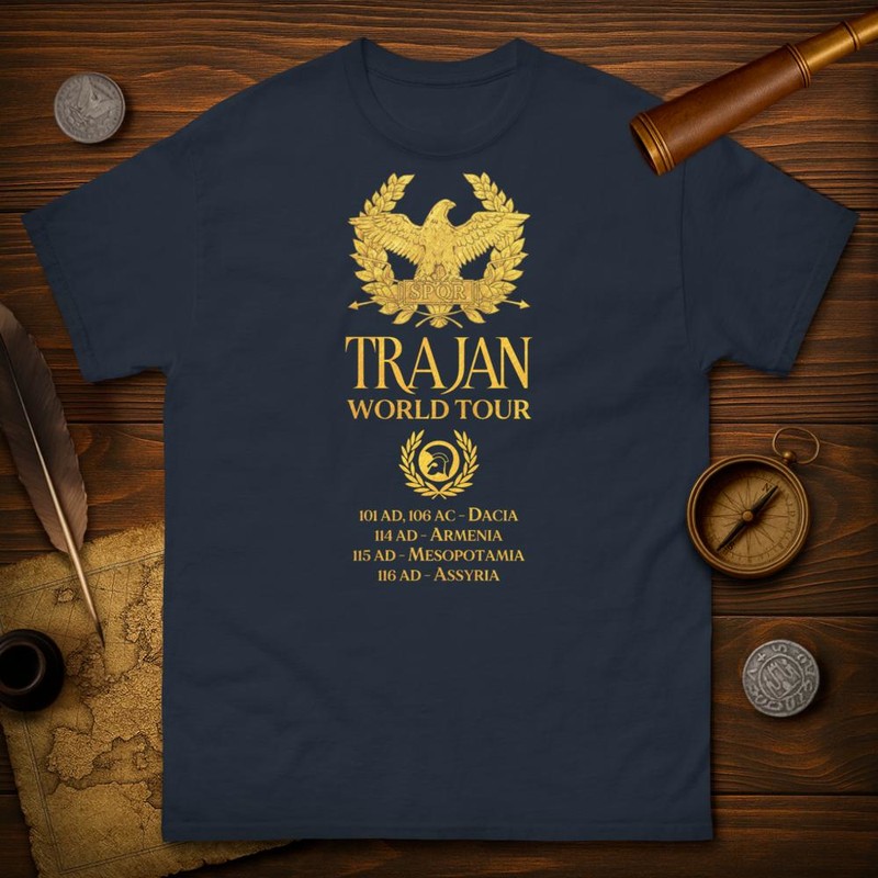 Camisetas: Imperio Romano Trajano Gira Mundial