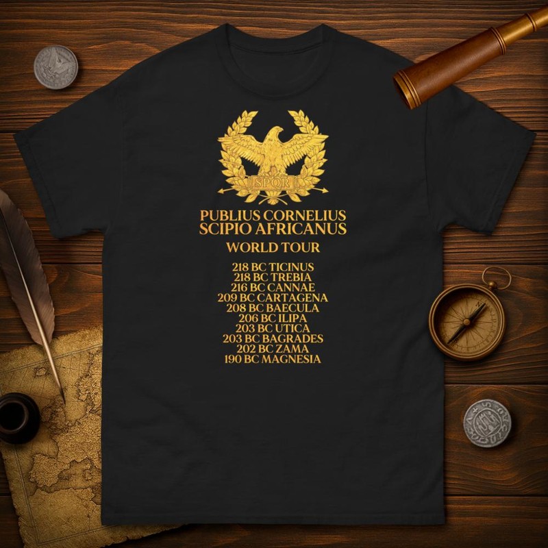 Camisetas: Escipión Gira Mundial