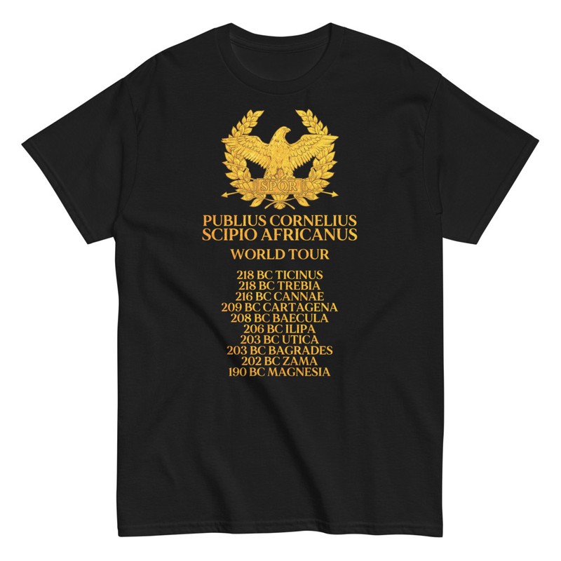 Camisetas: Escipión Gira Mundial