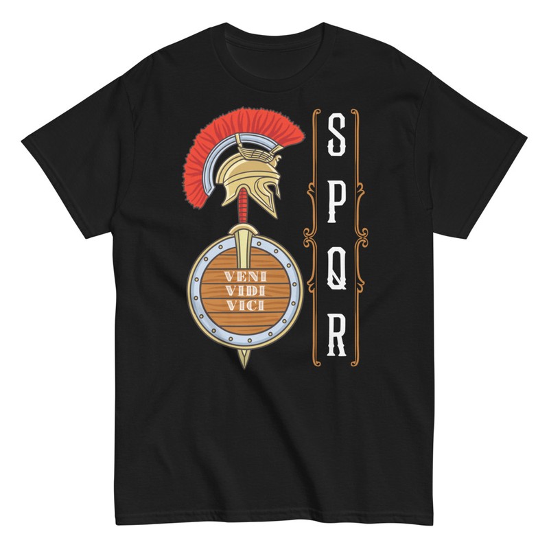 Camisetas: SPQR Casco Veni Vidi Vici
