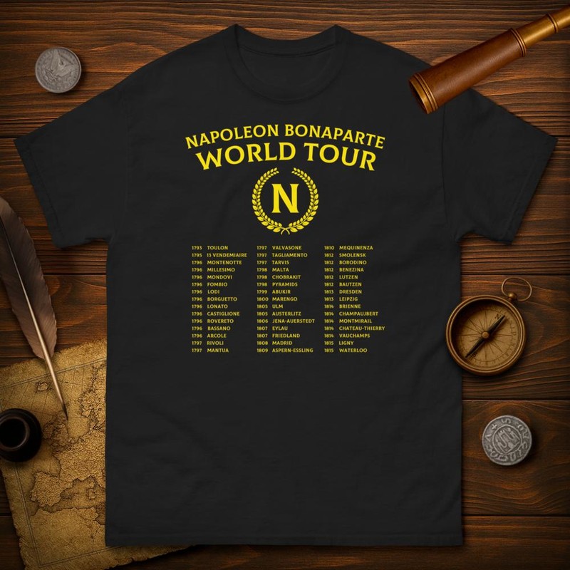 Camisetas: Gira World Tour de Napoleón