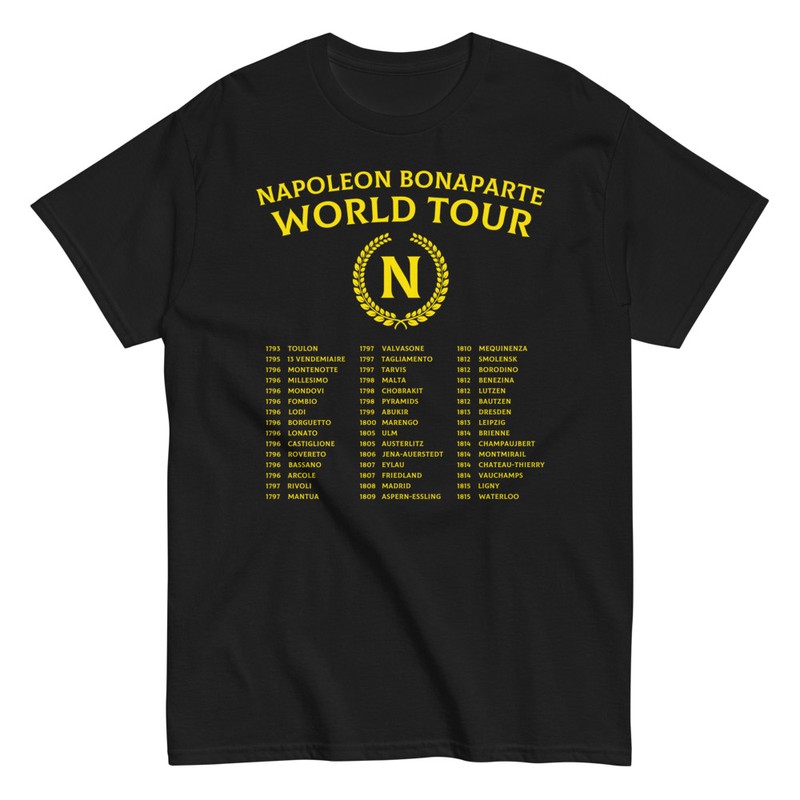 Camisetas: Gira World Tour de Napoleón