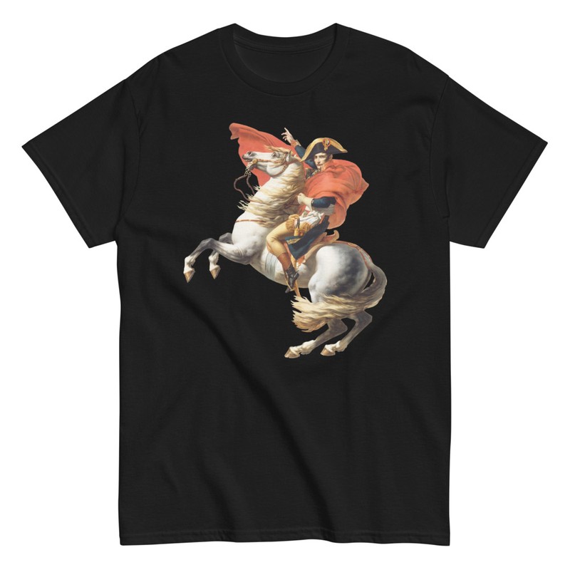 Camisetas: Napoleón en su caballo