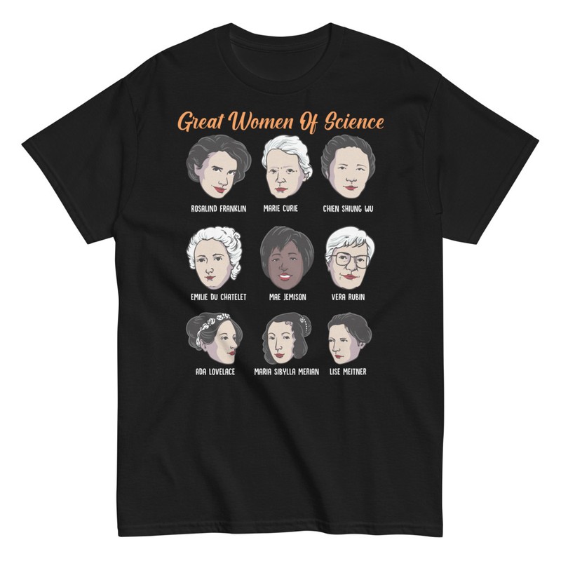 Camisetas: Grandes Mujeres de la Ciencia