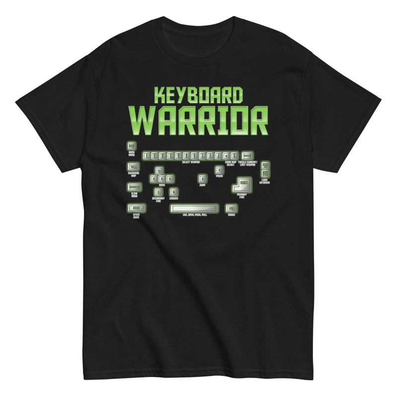 Camisetas: Keyboard Warrior PC Master Race
