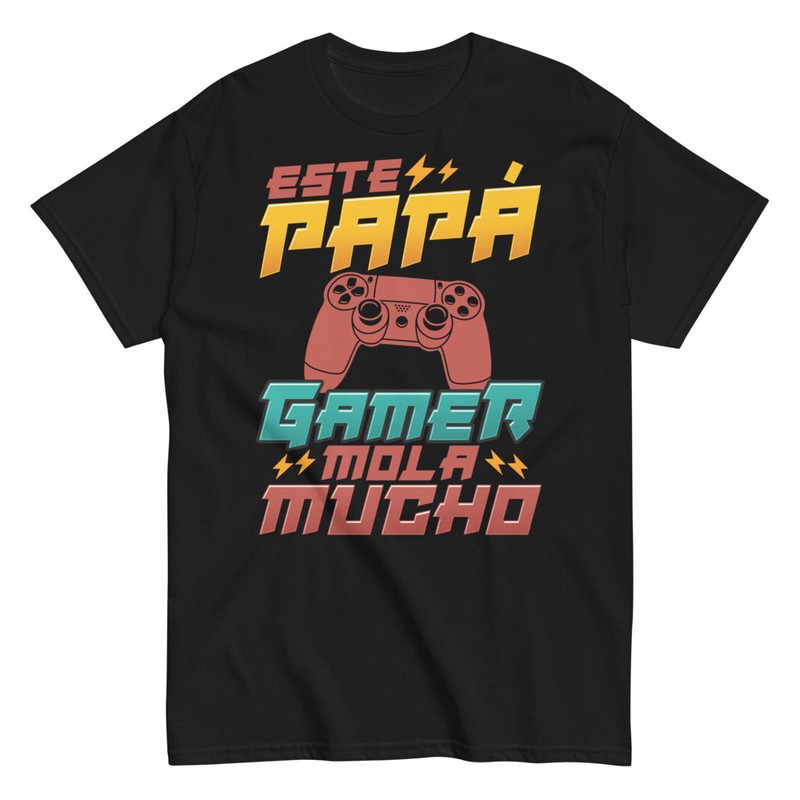 Camisetas: Papá Gamer Mando Videojuego