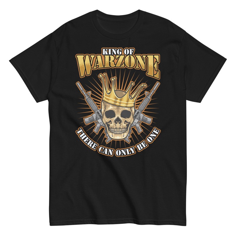 Camisetas: Cráneo Coronado King of Warzone
