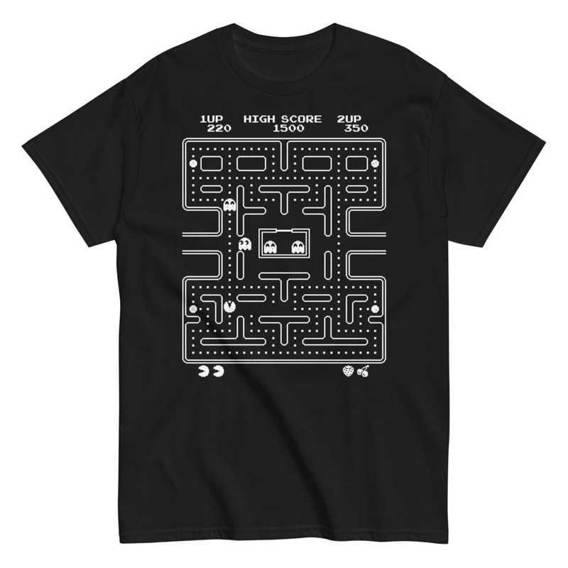 Camisetas: Laberinto Retro Pac-Man Arcade