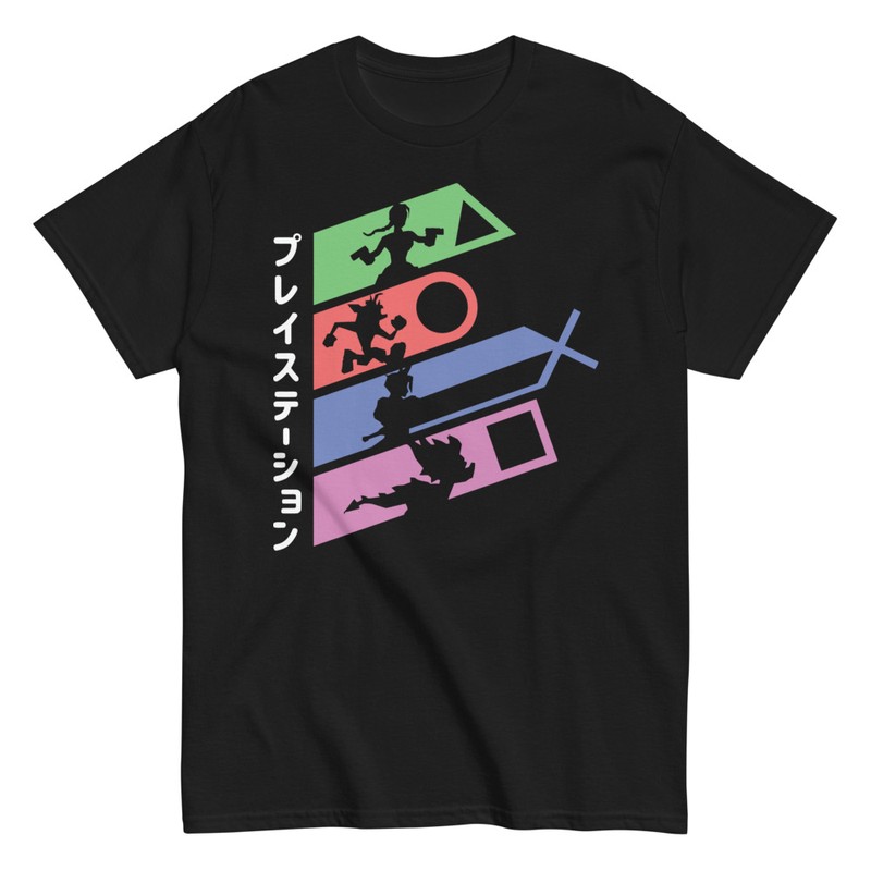 Camisetas: Anime Retro con Iconos Clásico