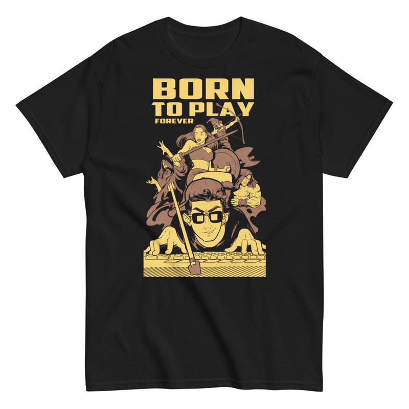 Camisetas: Nacido Para Jugar Retro