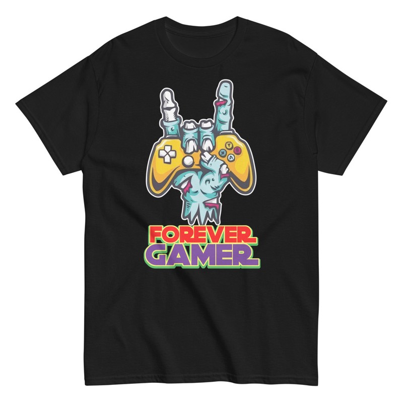 Camisetas: Mano Zombie Mando Forever Gamer