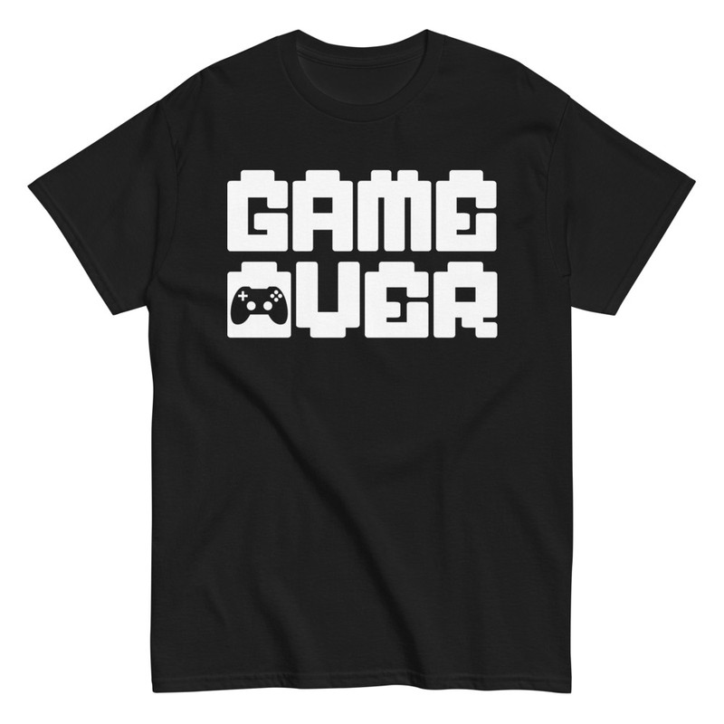 Camisetas: Game Over Mando Pixel Art