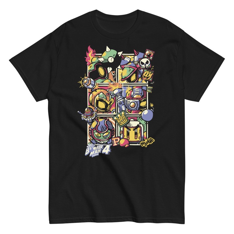 Camisetas: Íconos Arcade Bomberman Retro