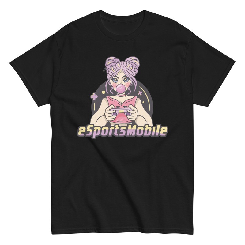 Camisetas: eSports Mobile Retro Anime Jugadoras