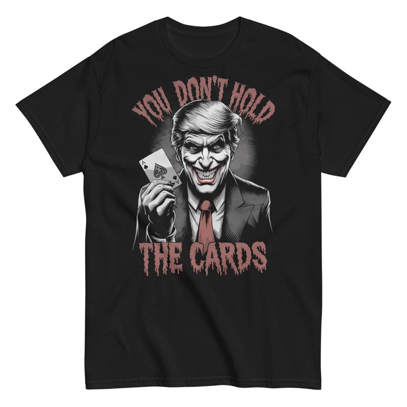 Camisetas: Donald Trump Joker Zelensky Cards