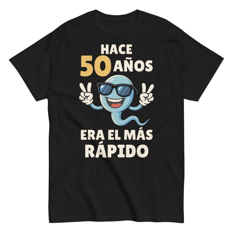 Camisetas: 50 Años Más Rápido Graciosa