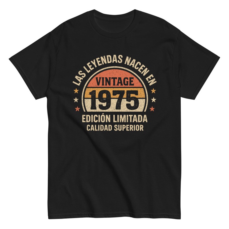 Camisetas: Las Leyendas Nacen En 1975