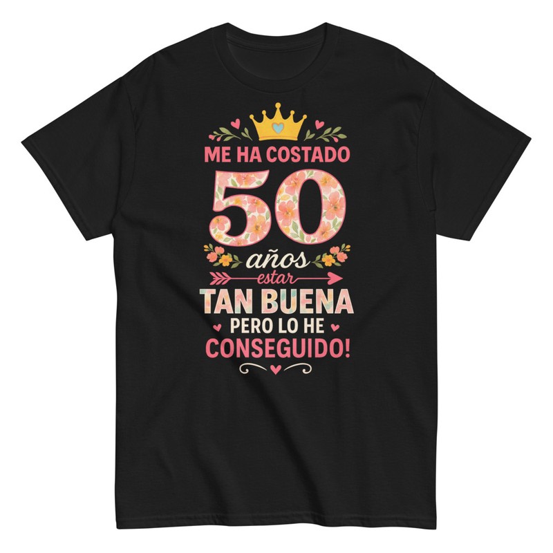Camisetas: Me Ha Costado 50 Años Floral