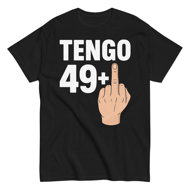 Camisetas: Regalo Cumpleaños 50 49+1 Dedo Medio