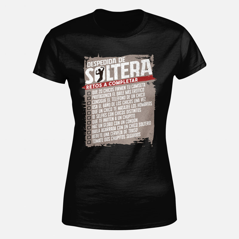 Camisetas: Despedida Soltera Retos