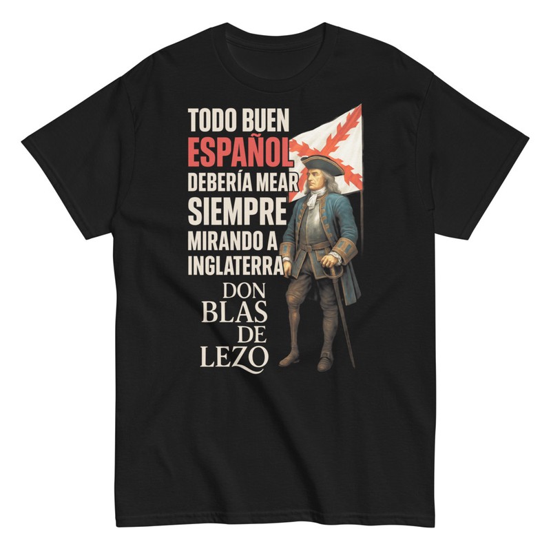 Camisetas: Don Blas de Lezo Mirando a Inglaterra