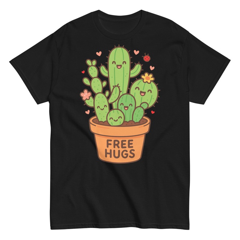 Camisetas: Abrazos Gratis Cactus