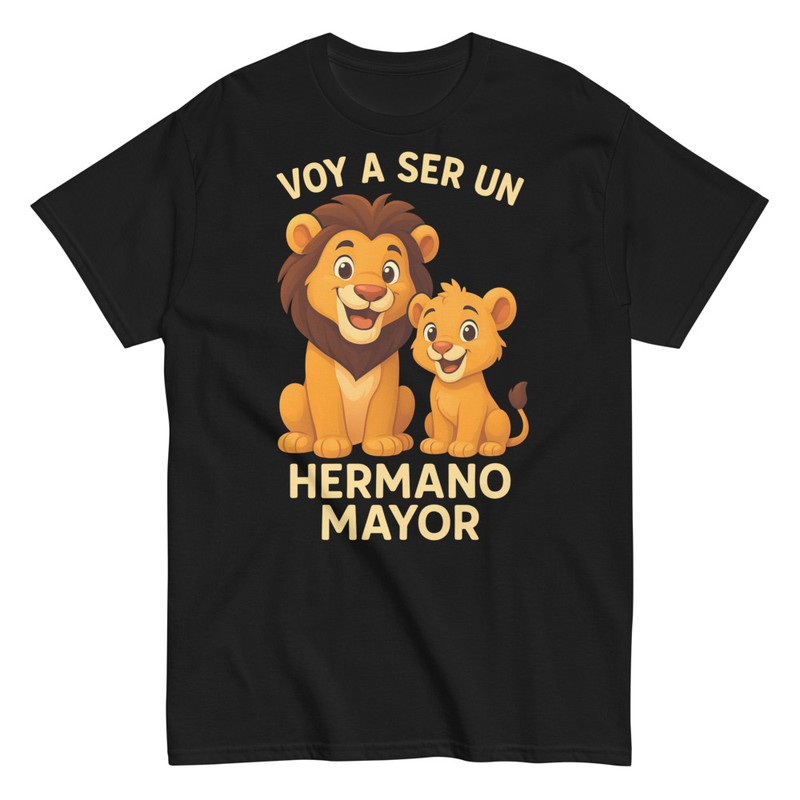 Camisetas: Voy a Ser Hermano Mayor Leones