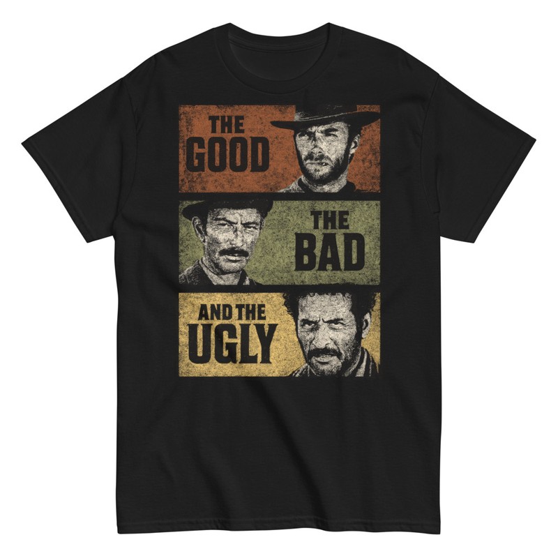 Camisetas: Cine Clásico El Bueno, El Feo y El Malo