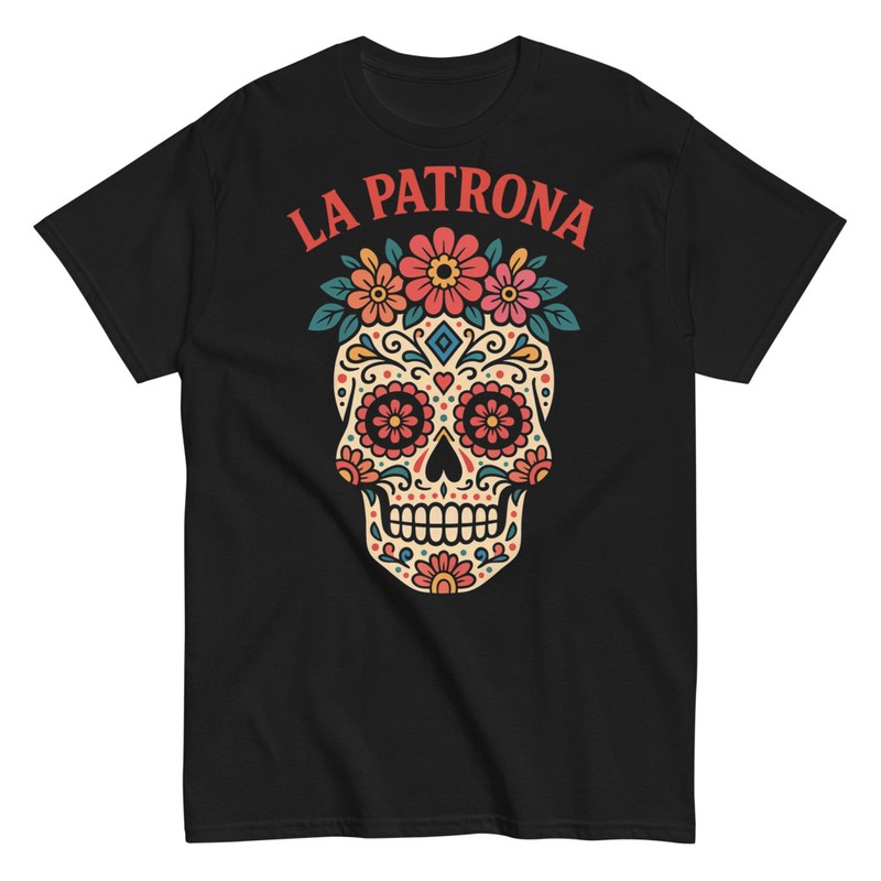 Camisetas: Sugar Skull La Patrona Madres
