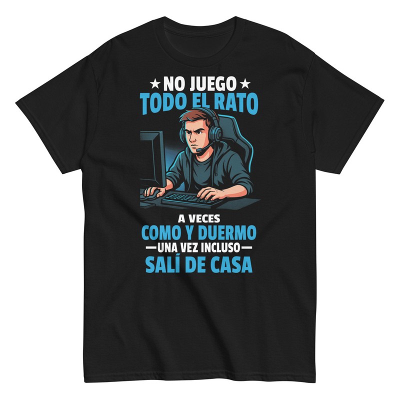 Camisetas: No Juego Todo Rato Gamer