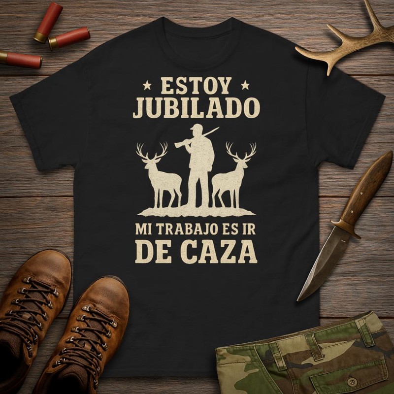 Camisetas: Jubilado Cazador Caza