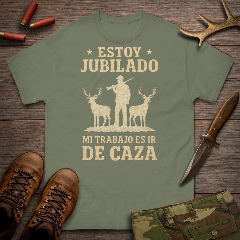 Camisetas: Jubilado Cazador Caza