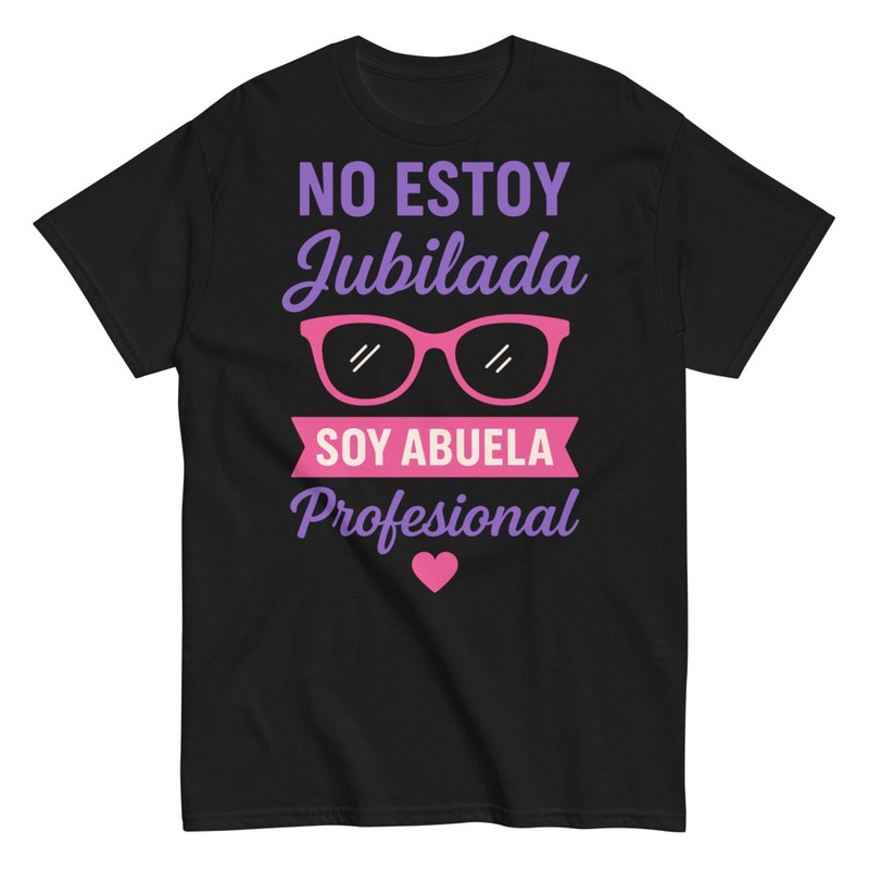 Camisetas: No Jubilada Abuela Profesional Graciosa