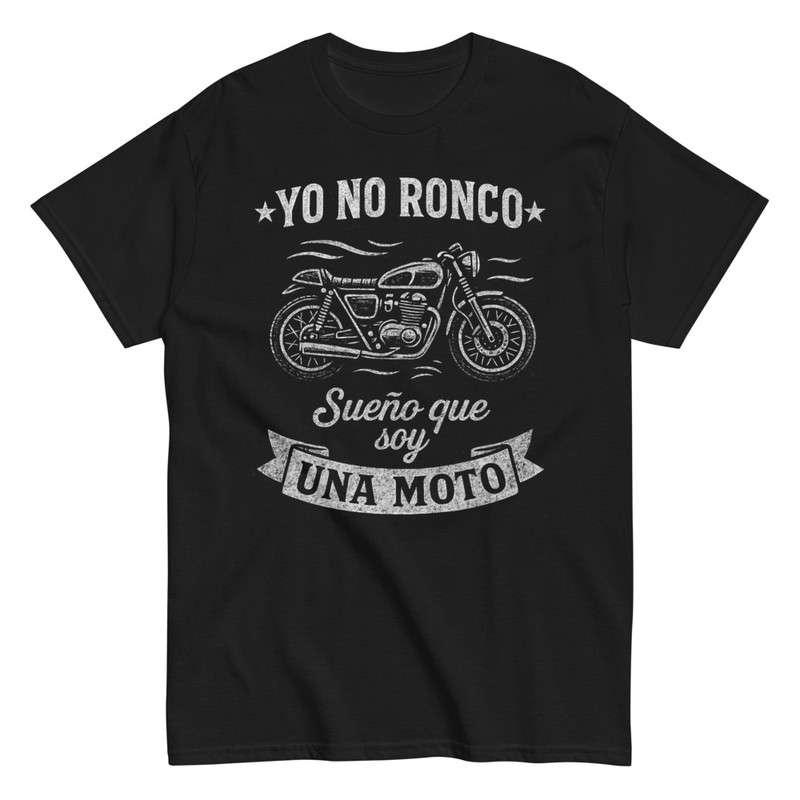 Camisetas: Regalo Motero Original Yo No Ronco