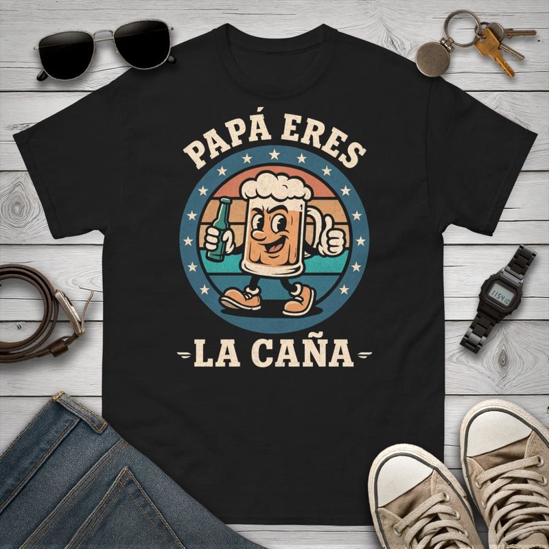 Camisetas: Papá Eres La Caña Divertida