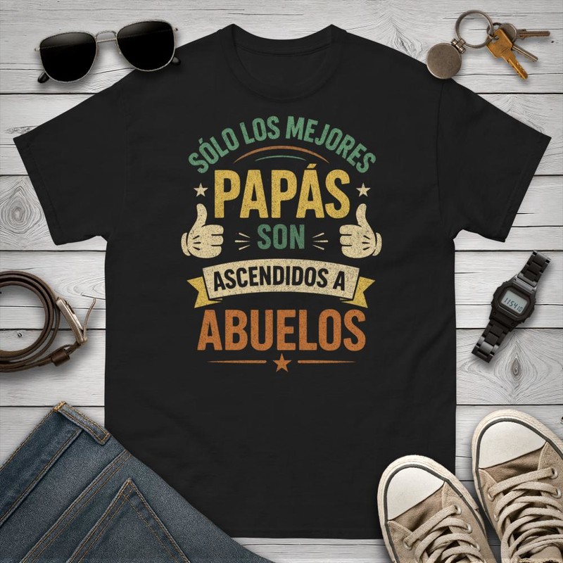 Camisetas: Ascendidos a Abuelos Papás Premium