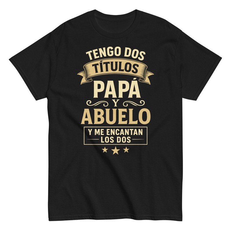 Camisetas: Títulos Papá y Abuelo
