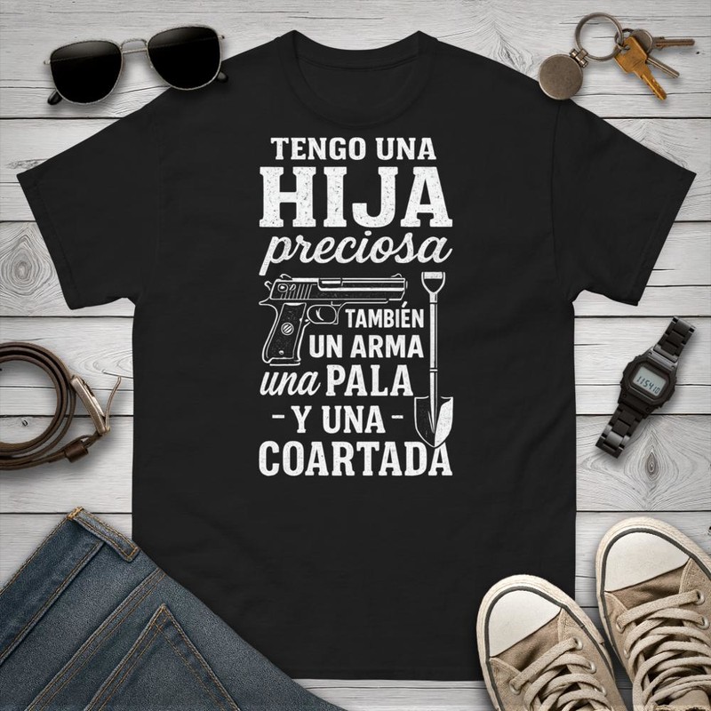 Camisetas: Padre e Hija Arma Pala Coartada
