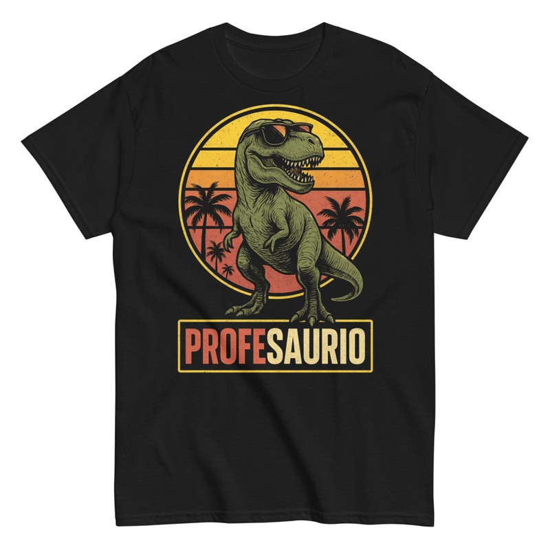 Camisetas: Profesaurio Divertido Vintage