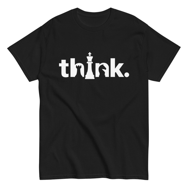 Camisetas: Think diseño ajedrez