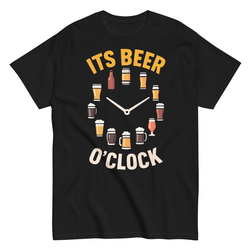 Camisetas: Reloj It's Beer O'Clock