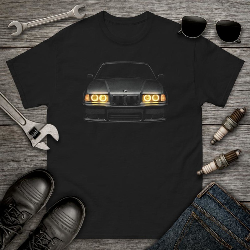 Camisetas: Frontal Coche BMW